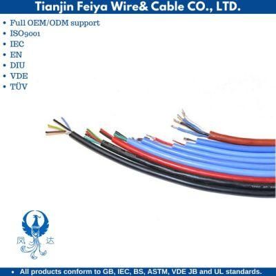 Soft Silicone Rubber Insulation High Temperature Cable