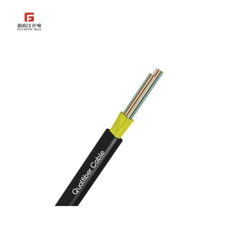 Gjyxfh FRP Self Supporing 1 2 6 Core Fiber Optic Drop Cable with Flame Retardant Cable Jacket