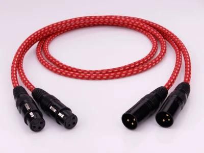 XLR PRO Audio 3pin Male to Female Mixer Mic Microphone Cord Cable