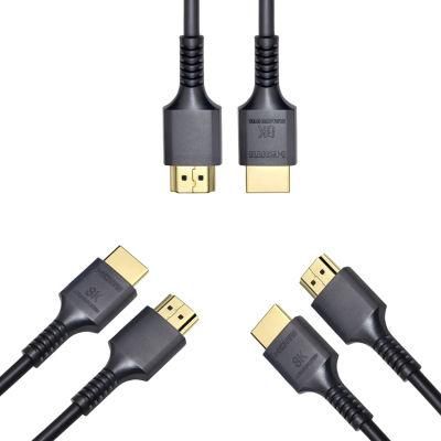 Hdmi cable 8k Gold Plated Cable High Speed 48g 1080P 3D 4K120Hz 8K 60Hz PVC 8k hdmi cable