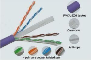 CAT6 UTP FTP SFTP SSTP 4pair 8core Bc Conductor LAN Cable in LSZH