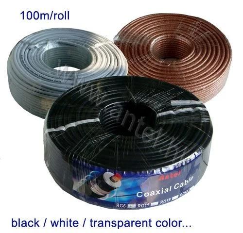 High Quality Communication   75ohm RG6 Tinned Copper Conductor Coaxial Cable