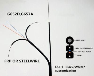 Blue Flame Retardant PVC Gjxh Fiber Optic Cable