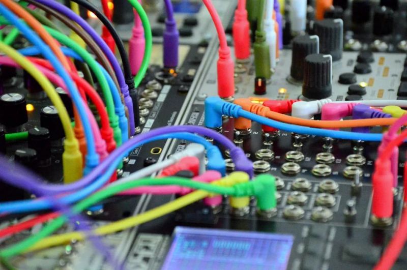 10color 1/8" 3.5mm Mono Eurorack Synth Patch Cables