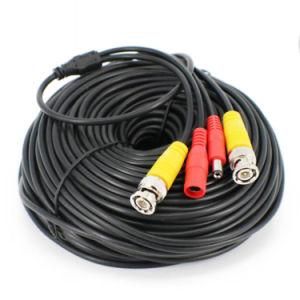 50m Extension BNC Video and Power Cable Wire Cord with Connector for CCTV Security Camera