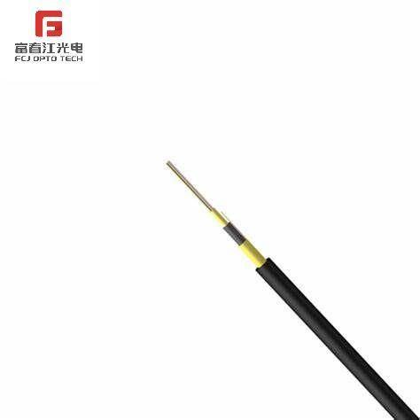 Gjyxfh FRP Self Supporing 1 2 6 Core Fiber Optic Drop Cable with Flame Retardant Cable Jacket