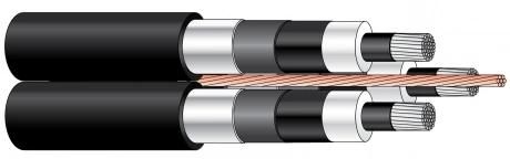 BS 6622 Single Core Armoured 33kv XLPE Stranded Copper Conductors