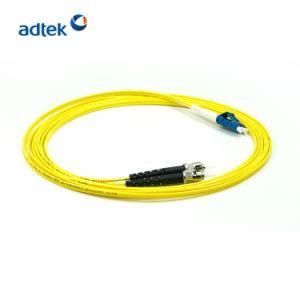 LC-St Duplex 9/125 Singlemode 3m PVC Yellow Jumper