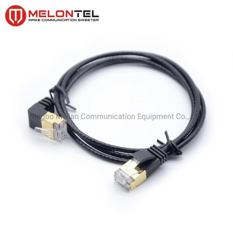 4pr LAN Network Cable RJ45 Cat. 5e Cat. 6A Network Cable 1m 5m 10m Patch Cord with Shield Metal Plug