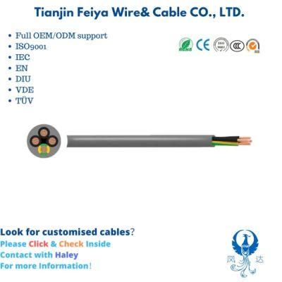 Type Yy LSZH (HLSH) Cy Sy 3X1.5mm 2X0.75mm Braided Steel Cable Control Flexible Aluminium Control Electric Wire Coaxial Waterproof Rubber Cable