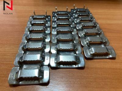 Electric Cable Clamp 304 Stainless Steel Buckles for Banding Strap Stainless Steel Buckles