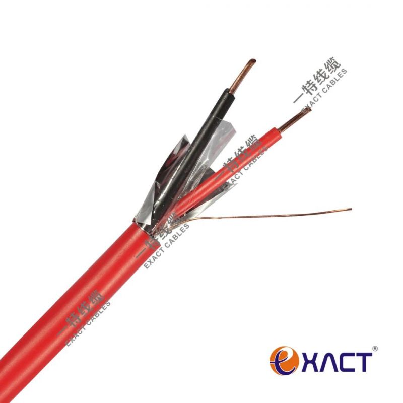 Screened Unscreened 2X1.5mm2 Tinned Copper/Copper Stranded or Solid Fire Resistant Silicon Rubber Low Smoke LSZH LSOH Communication Cable Fire Alarm Cable 3