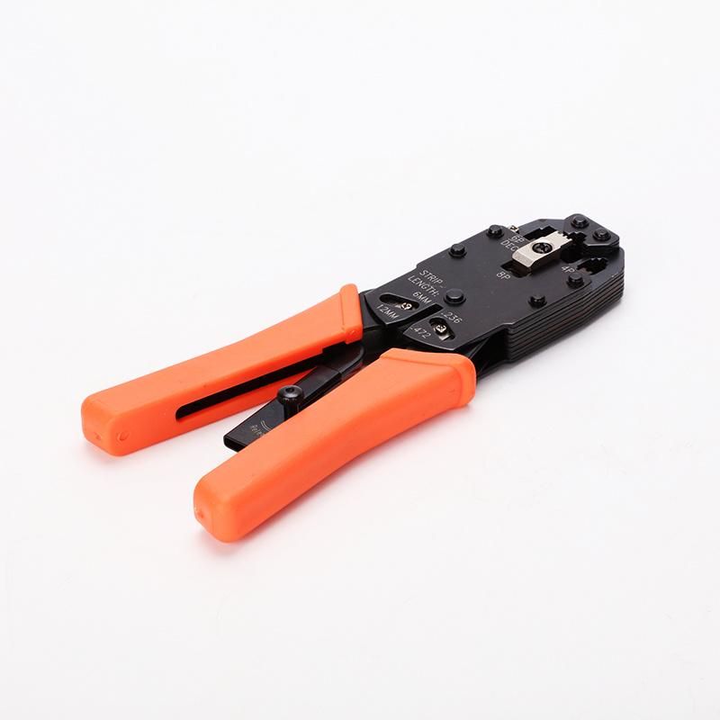 RJ45/8p8c, Rj12/6p6c, Rj11/6p4c, Rj9/4p4c Cabel Crimper Network LAN Crimping Tool with Ratchet