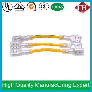 250 Female Terminal with White Jacket UL1015 Wire Harness