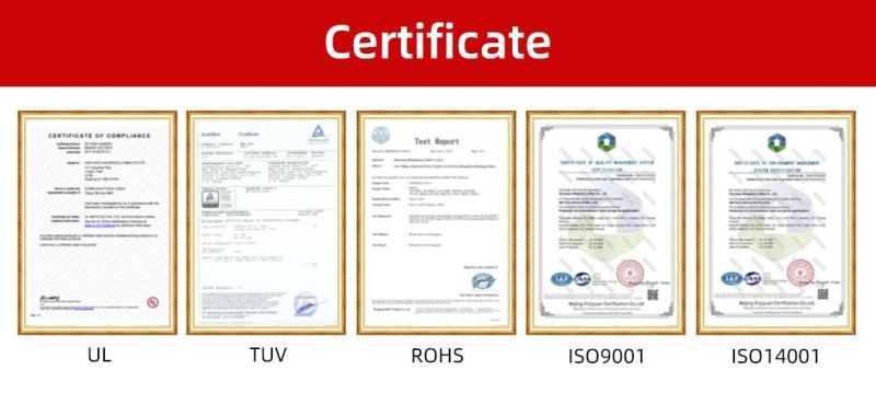 Electric Solar Cable RoHS H1z2z2K UV Resistant DC 2.5mm 4mm2 6mm2 PV/PV1f Wire