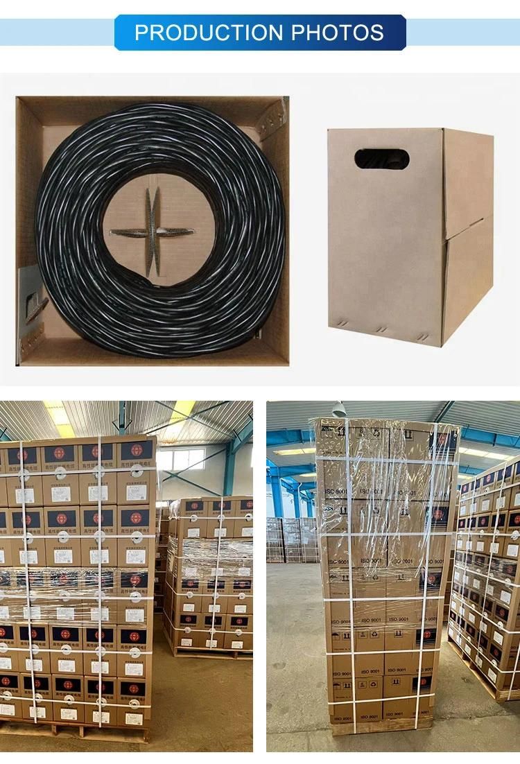 Indoor Outdoor Cat 6 Network Cable UTP/FTP Cat5 CAT6 CAT6A Cat7 Data Cable 4pairs Communication Network Cable LAN Cable