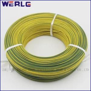 Electric Wire and Cable UL1332 FEP Teflon High Temperature Tinned Copper Insulated Wire Yellow-Green