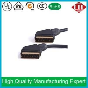 High Quality Short Scart Lead 1m