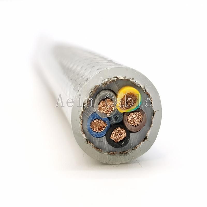 Highly Flexible Halogen Free 2yslcy-J Shielded Cable Motor Supply Cables