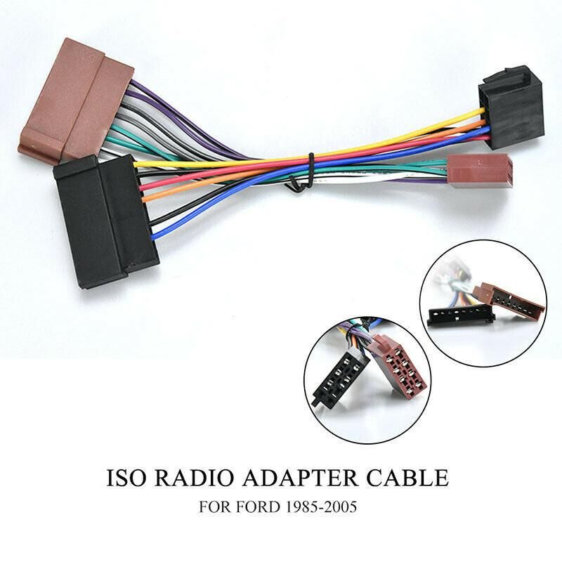 Auto ISO Radio Wiring Harness Adaptor Connector Fit for Chrysler 2001+/Jeep