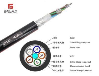 Phosphorized Wire Center Reinforcement Member Outdoor Gytza Aerial Duct Optic Fiber Cable