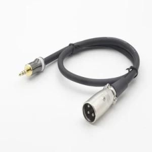 Metal XLR Male to 3.5mm Microphone Cable