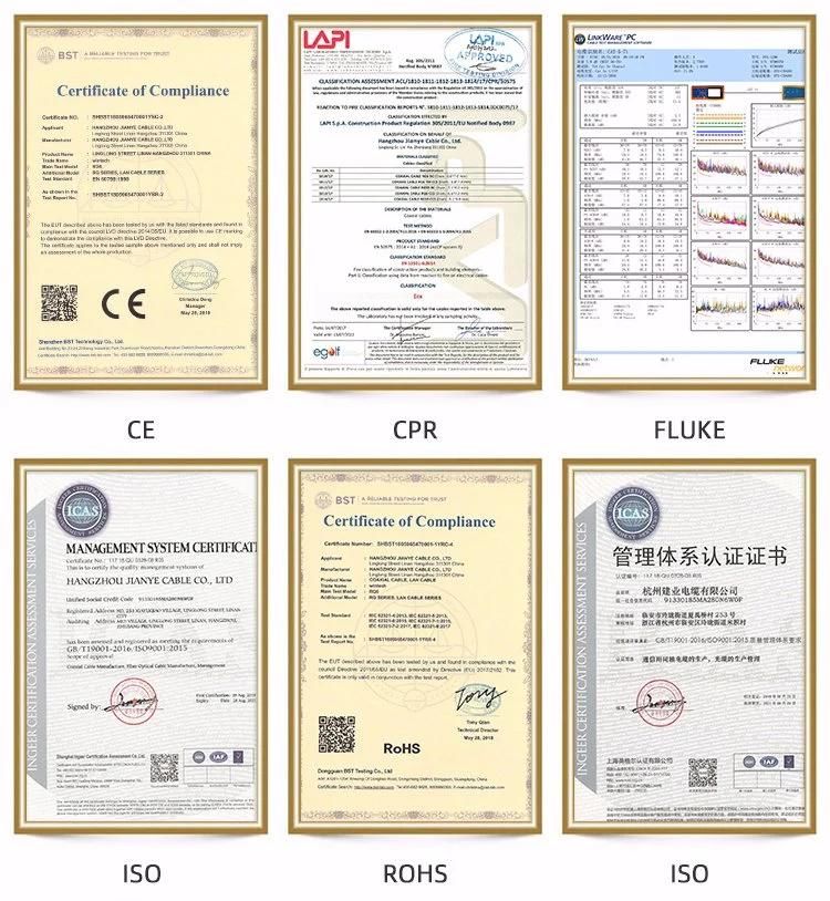 New Material 1000 FT Pull Box HDPE Insulation Material Bulk Ethernet LAN Cable CCA FTP CAT6 Indoor Cable