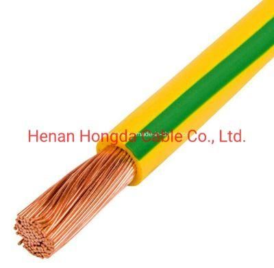 Single Core Earth PVC Electric Copper Wire 10AWG