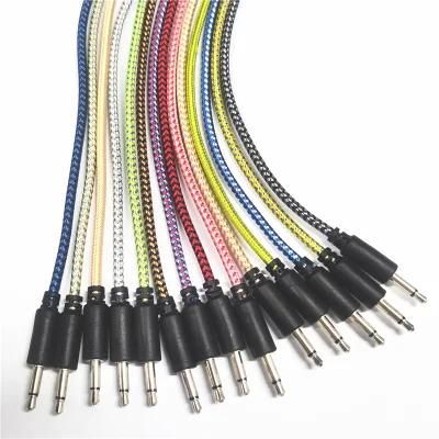 3.5mm Male to Male to Male Extension Audio Cable --Colorful