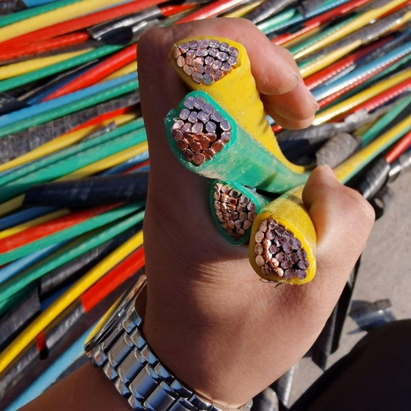 Rhw Strandded Flexible Electric Electrical Copper Conductor PVC Insulated Power Welding Enamel Round Home House Lighting Harness Cable Wire China Manufacturer