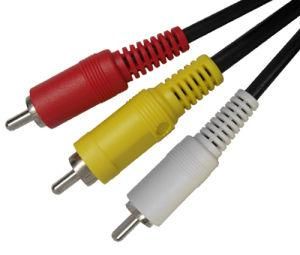 1.8m High Performance Ofc 3RCA AV Cable