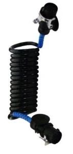 7 Core Electrical Spiral Cable for Tractor &amp; Trailer Springcable