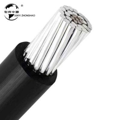 Single Core 10-300mm Natural Color Aluminium Alloy Core XLPE/HDPE Insulated Overhead Cable