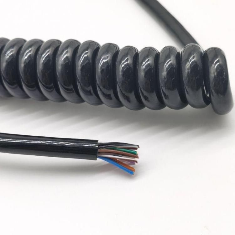 Curly Flex TPR Cable Rubber Sheathed PVC Insulated 0.75mm to 2.5mm Plain Copper Cable