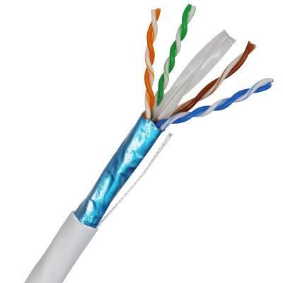 PVC Coated 4pair UTP CAT6 Outdoor Data Solid Wire Network Internet LAN Ethernet Cable