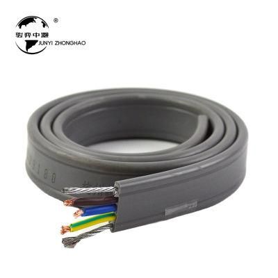 Lsoh Tvvb2g3 Elevator Cable 3 Core 2.5 Flat Belt Steel Wire Elevator Accompanying Flat Cable