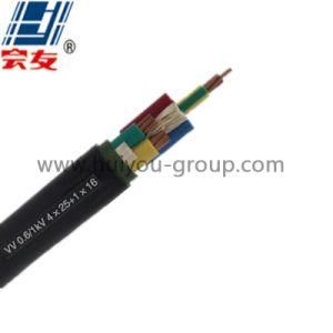 600/1000V PVC Insualted Power Cable VV Vlv Electric Cable