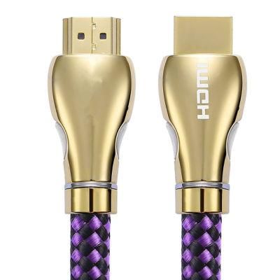 Zinc alloy shell HDMI 8K cable high speed 8K HDMI CABLE Certificate Ultra High Speed HDMI 2.1 Cable for Apple TV 4K 8K HDR TV