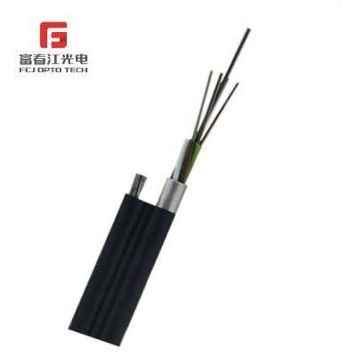 Good Mechanical and Temperature Performance Aluminum Tape Layer Loose Tube Aerial Outdoor Gytc8a Fibre Optics Fiber Optical Cable