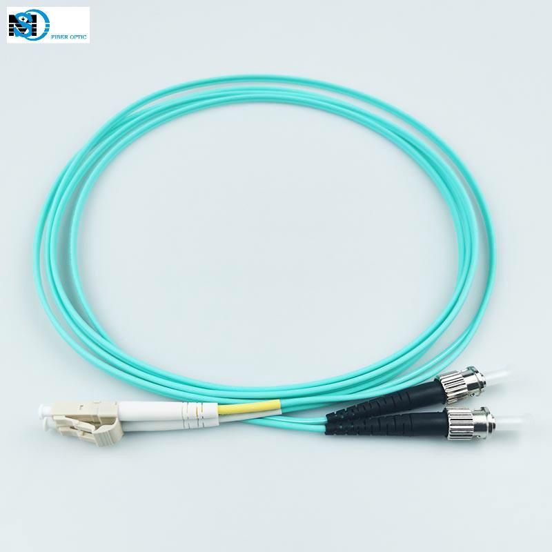 LC Upc-St Upc Om3 50/125 Multimode mm Duplex Fiber Optic Patch Cord