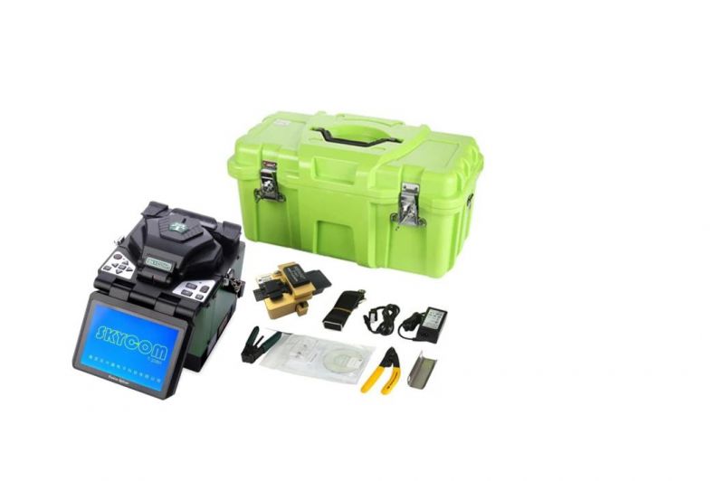 Skycom 4 Motors Stable Fusion Splicer T-207h Splicing Machine
