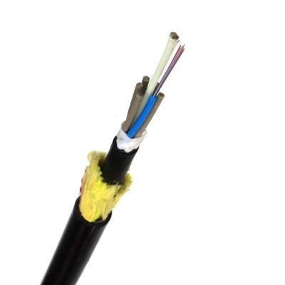 Factory Price Outdoor Self-Supporting Aerial Fibra Optica ADSS 12 Core 24 Core Span 100m ADSS Fiber Optic Cable