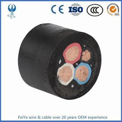 Customized Flexible Electric Trailing Waterproof Rubber Mining Trailing Cable