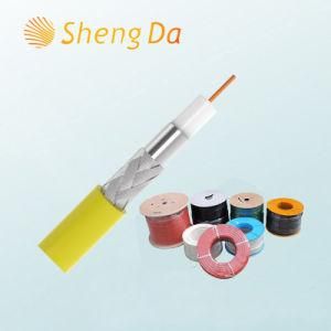 Flooded Communication Audio and Video Rg6u Coaxial Cable