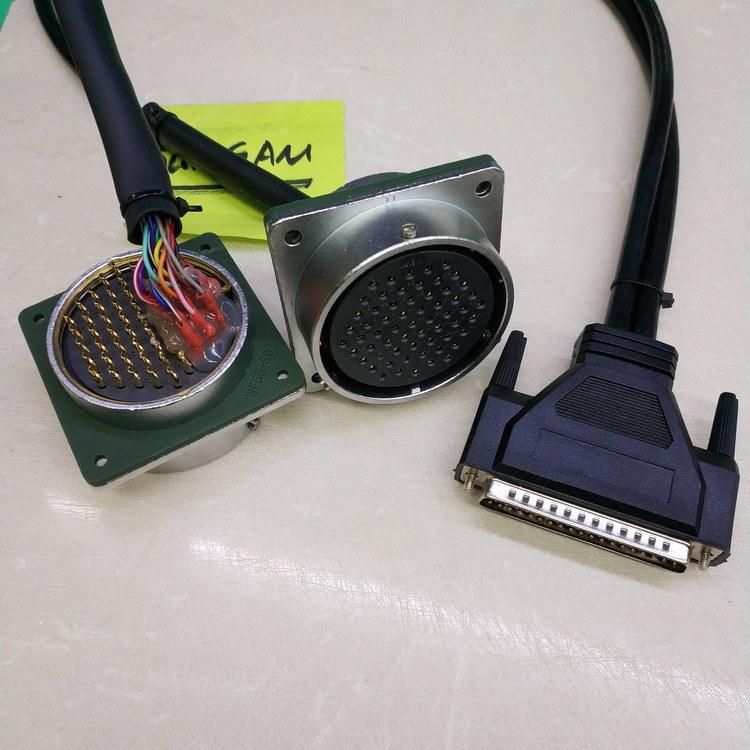 Customized Multiconductor Cable with Shield Conn SCSI Cable 100pin to D-SUB Cable 25ping