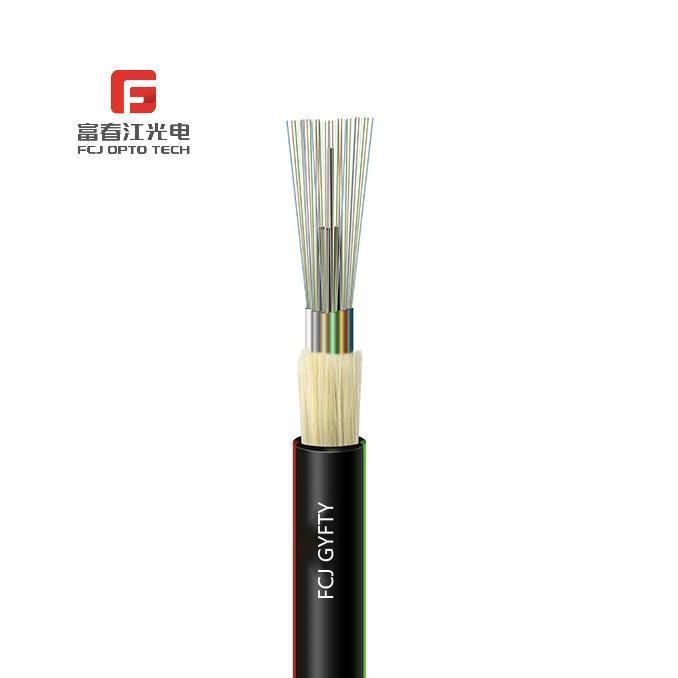 All Dielectric Singlemode Non-Armored 24 Core Fiber Optic Cable GYFTY