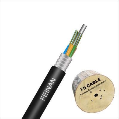 G652D Single Mode Outdoor GYTA Rmoured Fiber Cable GYTA for Communication Purpose