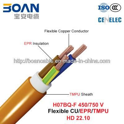 H07bq-F, Rubber Cable, 450/750 V, Flexible Cu/Epr/Tmpu (HD22.10)