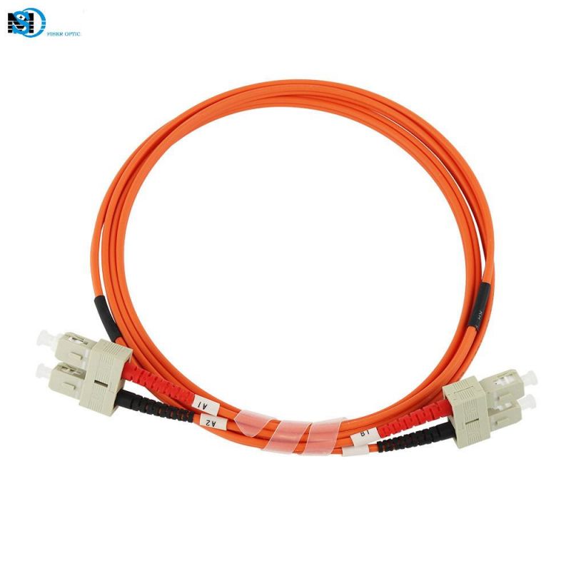 Fiber Jumper Cable Sc to Sc 62.5/125 3.0mm Duplex Orange