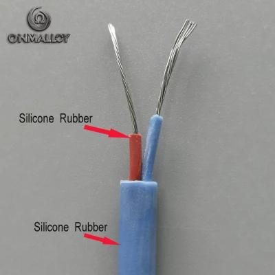 Multi Cores Silicone Rubber Type J Thermocouple Wire Insulated -10-200 Deg C